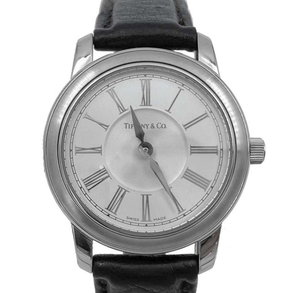 Tiffany Mark Round Steel Watch #352639F64B